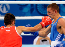 Bakı 2015: Kişilər arasında boks yarışının üçüncü gününə start verilib. Azərbaycan, 18 iyun 2015